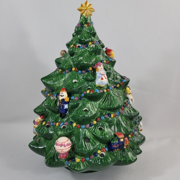 Christopher Radko Lighted Holiday Ceramic Tree - Picture 4 of 16